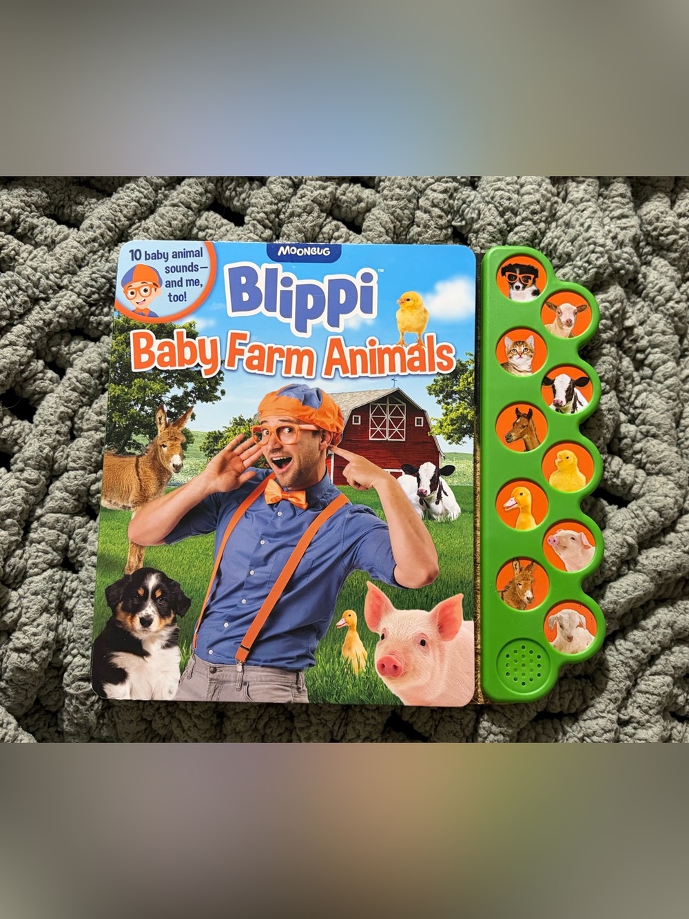 Blippi: Baby Farm Animals Sound Book